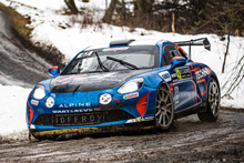 Manu Guigou et lAlpine A110 Rally sexportent en 2021