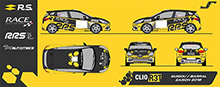 Manu Guigou lance sa saison 2018 au Touquet avec la Clio R3T du Team Automeca Race Swiss Insurance