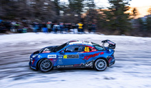 Manu Guigou et Alpine sur le podium du Rallye Monte-Carlo
