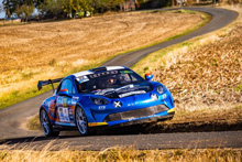 Manu Guigou, sacr Champion de France avec lAlpine A110 Rally !